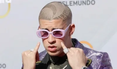 El artista puertorriqueño Bad Bunny.
