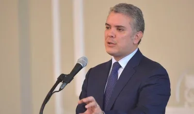Iván Duque, presidente de Colombia.