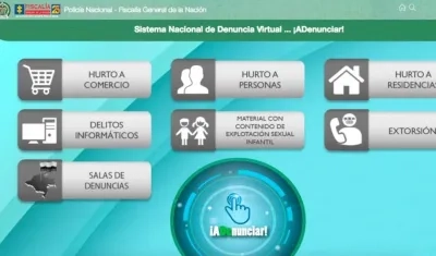 La herramienta virtual "ADenunciar".