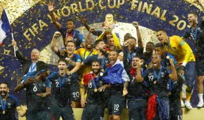Francia, campeón del Mundial de Rusia 2018. 