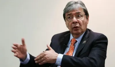 El Canciller, Carlos Holmes Trujillo.