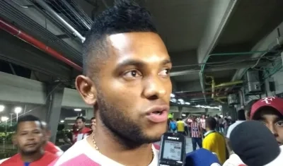 El delantero colombiano Miguel Ángel Borja.