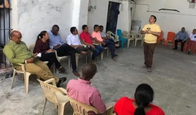 Jorge Luis Alfonso López ante sus víctimas.