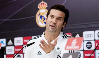Santiago Solari, técnico del Real Madrid. 
