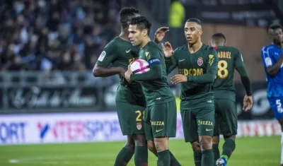 Falcao García, delantero del AS Mónaco. 