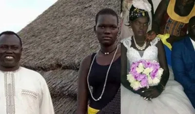 Imagen del hombre que en Sudán subastó a la menor.