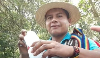  Edwin Dagua Ipia, líder indígena asesinado.