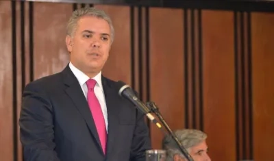 Iván Duque, Presidente de la República.
