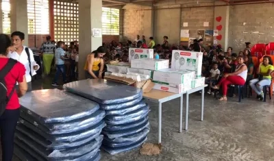 Elementos entregados por la Unidad para las Víctimas.