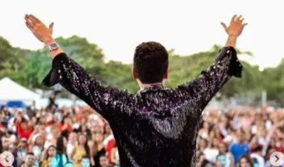 Silvestre Dangond se presentó hasta las 6 de la mañana.