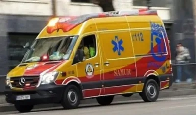 Ambulancia de Samur.