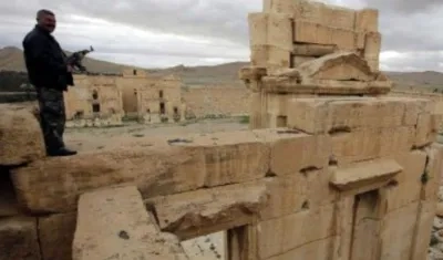 Los  yihadistas están arrinconados en una zona desértica en el este de Siria.