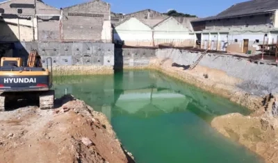 La fuente de agua origen del problema.