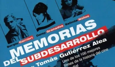 Cartel de la cinta 'Memorias del subdesarollo'.