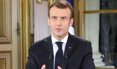 Emmanuel Macron, presidente de Francia.