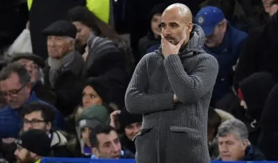 Pep Guardiola, entrenador del Manchester City.