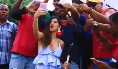 La actriz Aida Bossa de nuevo en Las Compuertas.