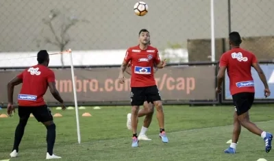Marlon Piedrahita durante uno de los entrenamientos.