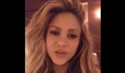 La cantante Shakira.