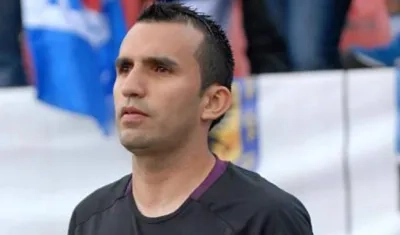 Carlos Betancur, arbitro de la final DIM vs. Junior.
