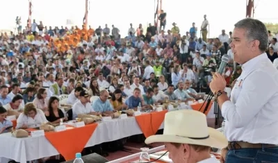 El presidente de Colombia, Iván Duque