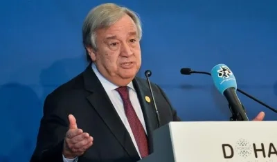 El secretario general de la ONU, António Guterres.