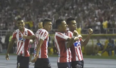 Luis Díaz, goleador de Junior. 