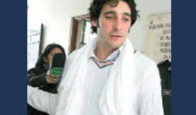 Foto de Pedro Acevedo Reyes de su arresto en Perú, en 2009.