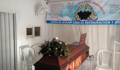 Casa donde velan al joven César Alexis Blanco.