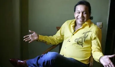El cantante vallenato Diomedes Díaz.