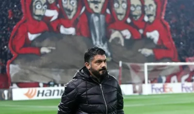 Gennaro Gattuso, técnico del Milan.