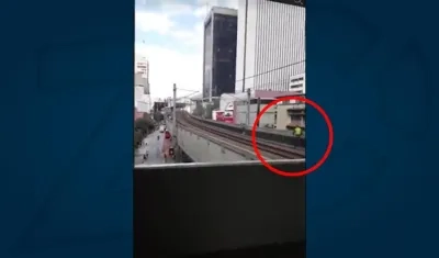 Momento del incidente.