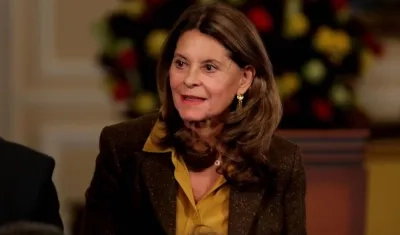 La vicepresidenta de Colombia, Marta Lucía Ramírez