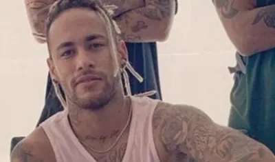 Neymar, delantero brasileño. 