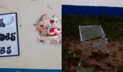 Lugar de la explosión.