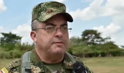 El jefe del Estado Mayor, general Ricardo Jiménez.