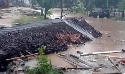 Daños causados por el Tsunami.