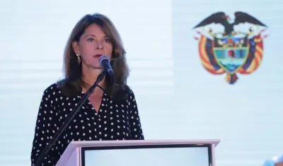 La Vicepresidenta de la República, Marta Lucía Ramírez.