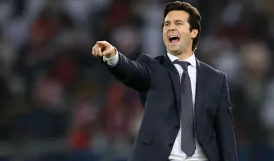 Santiago Solari, técnico del Real Madrid. 