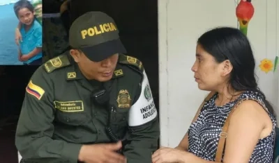 Imagen de 'Albertico' y su mamá, Yuliana Sanguino.