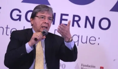 Carlos Holmes Trujillo, Canciller colombiano.