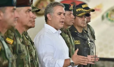 El Presidente de la República, Iván Duque. 