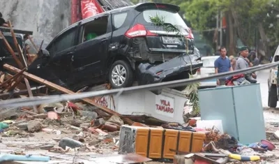 Así quedaron las calles de Sonda.