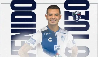 Edwin Cardona, nuevo volante del Pachuca. 