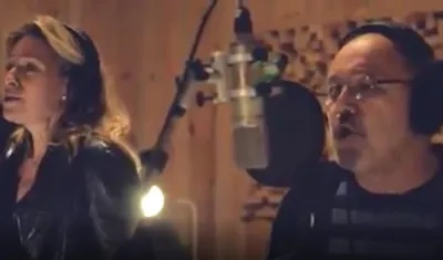 Rubén Blades durante la producción navideña 2018.