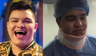 El cantante Óscar Gamarra.