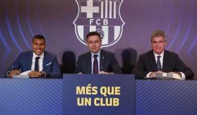 Jeison Murillo firmó oficialmente con el Barcelona.