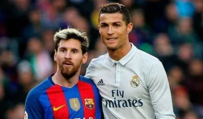 Lionel Messi y Cristiano Ronaldo.