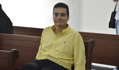 Ramsés Vargas, al momento de escuchar la decisión del juez.