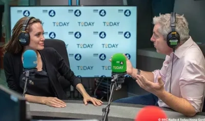 Angelina Jolie en Today de BBC Radio 4.